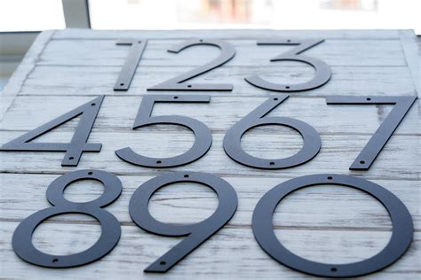 10 inch metal house numbers|10 inch numbers for address.